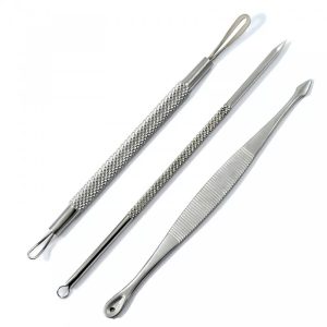 3Pcs Comedone Extractors #1-4-5 Set
