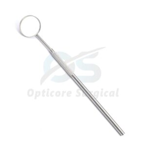 Dental Mouth Mirror – Front Surface Stainless Steel Handle