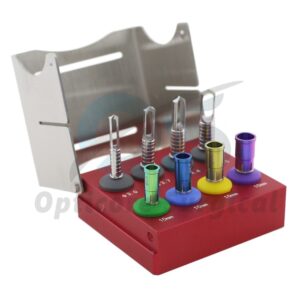 Dental Implant Osteotome & Bone Expander Kit – Color-Coded Surgical Set